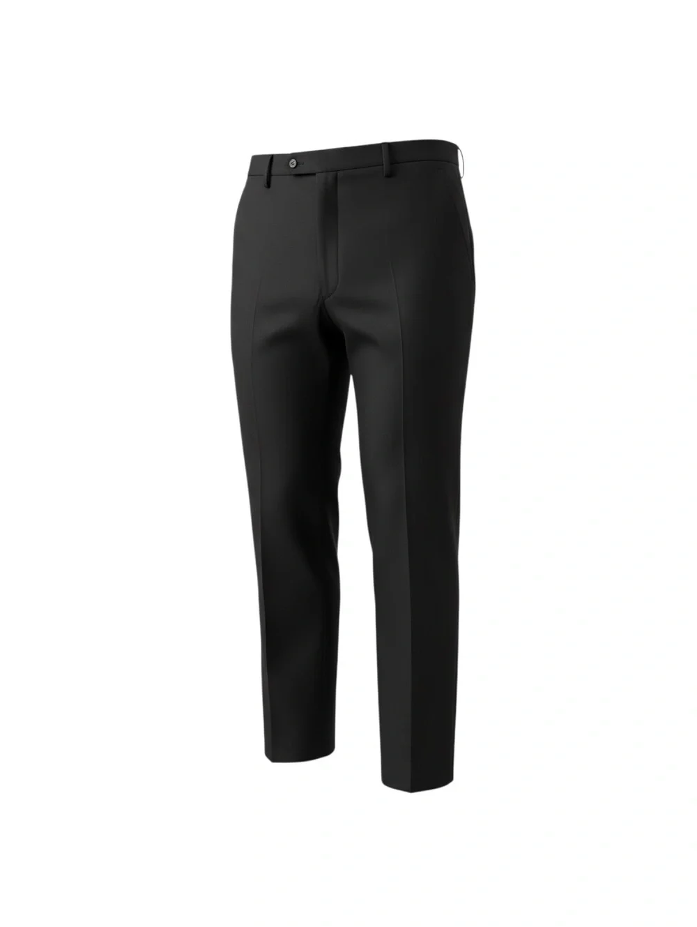 Geoffrey Beene Men’s Suit 44L W38 Dark Navy Wool Blend 3 Button Pleated Pants Ex